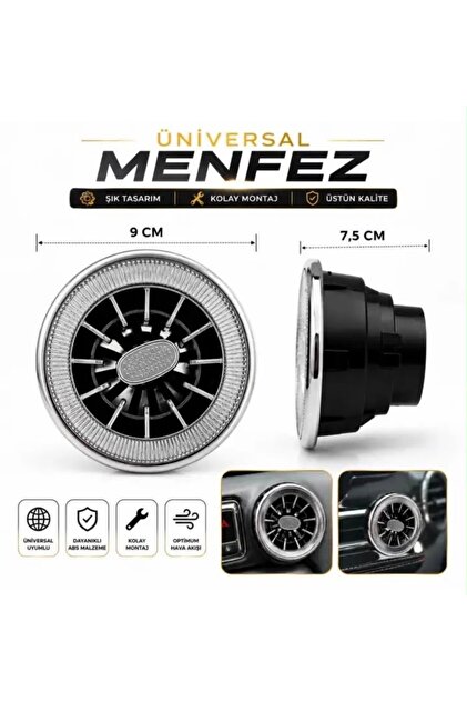 4 Pieces Maybach Design Air Conditioning Vent Grille Is Compatible with All Vehicles with a Vent Grille Diameter of 9-10cm