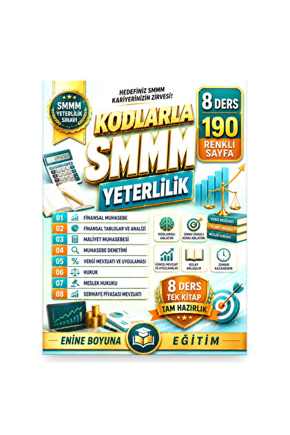 Enine Boyuna Eğitim Kodlarla SMMM Staja Giriş Sınavı (SGS) Kitabı