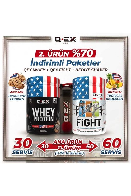 WHEY- FIGHT PRE WORK OUT SUPER KOMBİNASYON PAKETİ