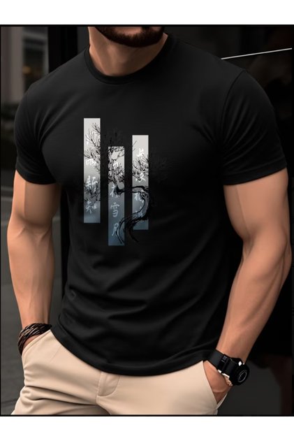 Men's Basic Crew Neck Short Sleeve Casual Comfortable Cut Plain Design Casual T-Shirt