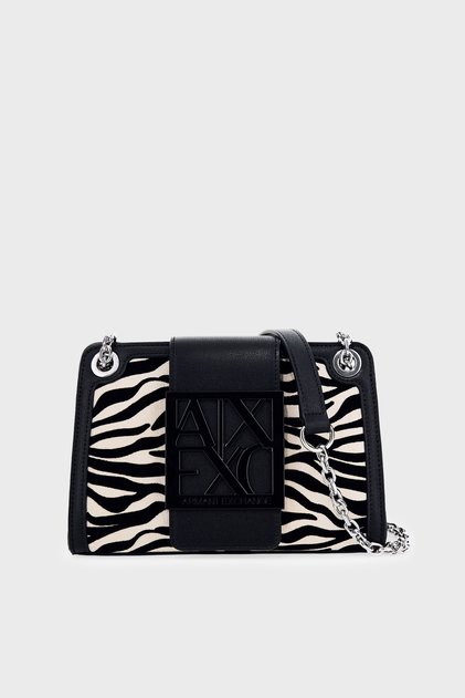 Zebra Desenli Zincir Askılı Çanta Kadın ÇANTA XW000281 AF26445 MC149