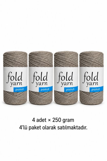 Foldyarn Cotton Macrame 250 Grams 150 Meters Knitting Yarn Bag Yarn Supla Yarn Cotton Macrame