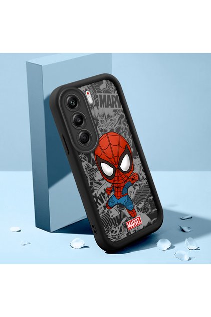 Tecno Camon 40 Pro 5g Compatible Black Spiderman Case Camera Protective Couple Case Silicone Phone Case