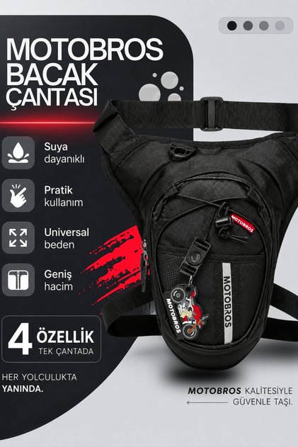 Premium Su Geçirmez Özel Motosiklet Bacak Çantası Motor Çantası UNİSEX