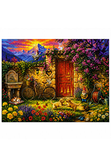 Zoe Puzzle 1500 Parça Masal Bahçesi Manzaralı - Fiyatı, Yorumları