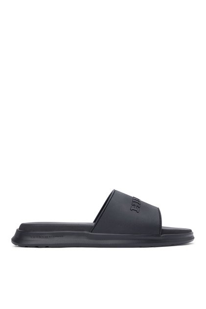 Siyah Erkek Plaj Terliği DUAL DENSITY HILFIGER POOL SLIDE