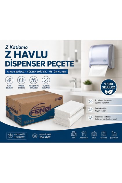 Focus Z Katlı Peçete 200 Yaprak - Fiyatı