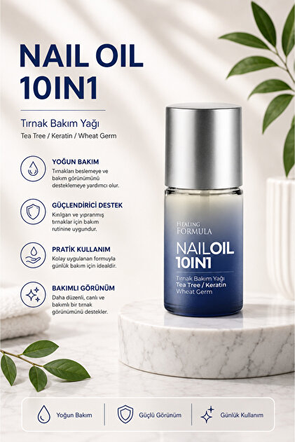 HF HEALING FORMULA 10IN1 NAIL OIL 15 ML - Fiyatı, Yorumları