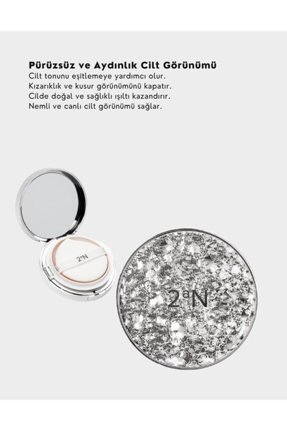 2aN Gleaming Tension Pact | Işıltılı Fondöten | Nemlendirici & SPF