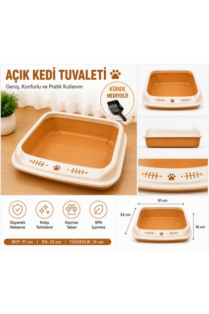 AÇIK KEDİ TUVALETİ