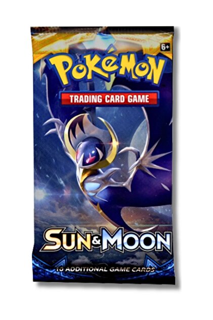 TOYFEST Pokemon Oyun Kartı TCG Sun & Moon Booster Pack - 1 Paket