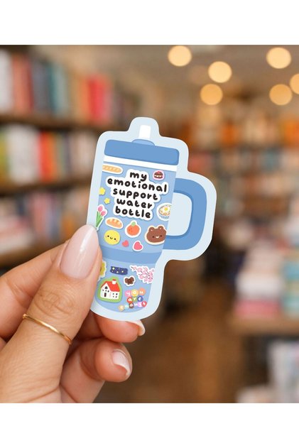 Tekli Sticker - My Emotional Support Water Bottle
