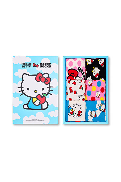 Happy Socks Happy Socks Kadın Çok Renkli Hello Kitty Temalı 6'lı