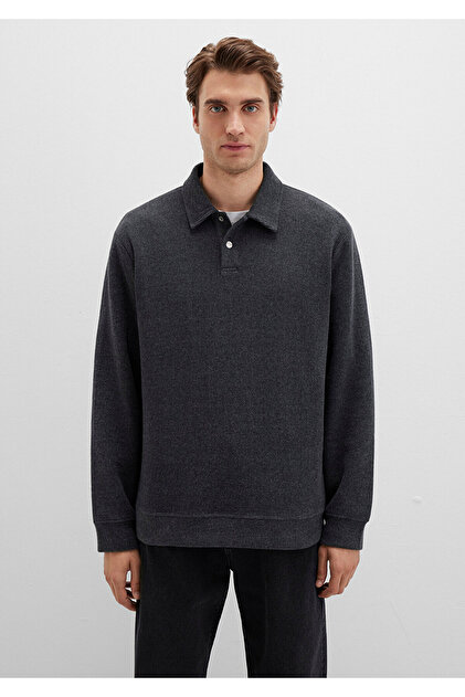 Mavi Antrasit Polo Sweatshirt 0S10476-80023 - Fiyatı, Yorumları