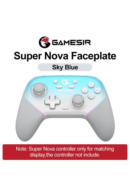 Sky Blue GameSir Super Nova Magnetic Faceplate Personalize Gamepads Multicolor Shell Cover Wireless
