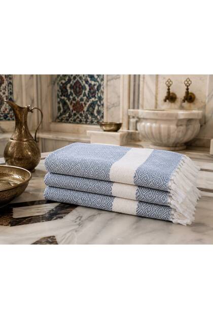 90*165 Cotton Diamond Pattern Peshtemal Towel