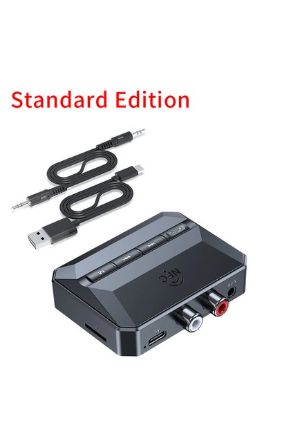 v5.3 Standard Edition NFC Bluetooth 5.3 Audio Receiver 3.5mm AUX RCA USB U-Disk/TF HIFI Ster