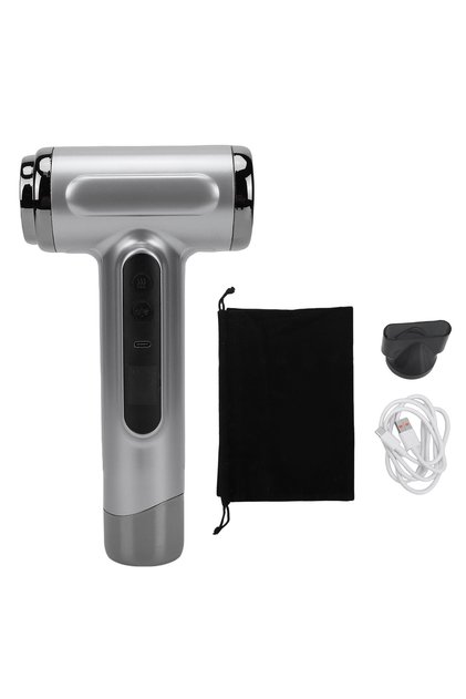 black Cordless Hair Dryer 15600mAh Rechargeable Cold Hot Wind 200W Portable Blow Dryer for Travel Ca