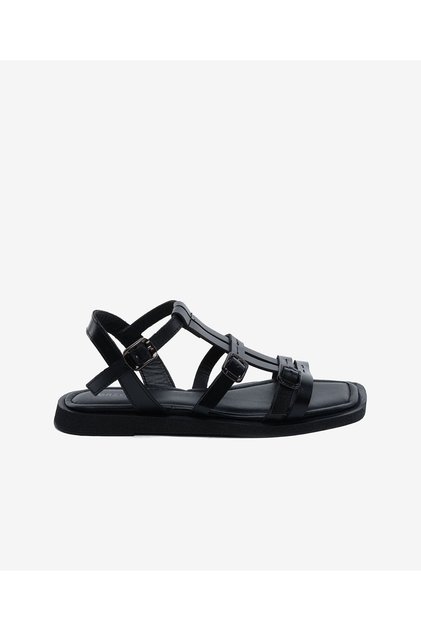 Kadın Siyah Hakiki Deri Sandalet 5Y2CS59251