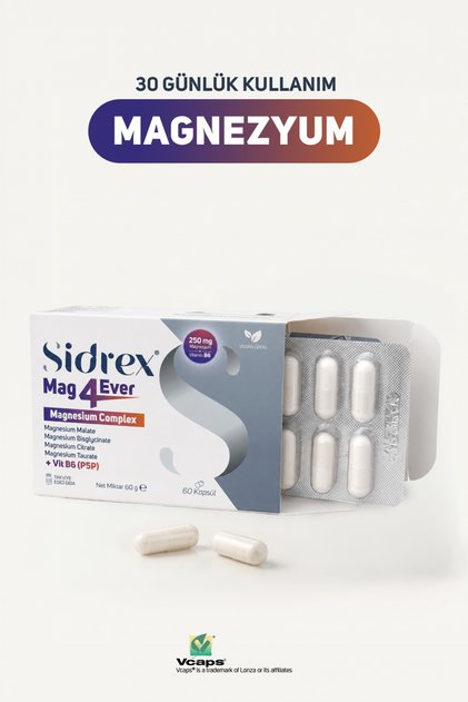 Mag4ever - Magnezyum ve Vitamin B6 İçeren Takviye Edici Gıda