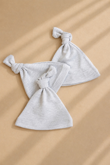 First Class Premium Cotton Baby Beanie -Set of Three-