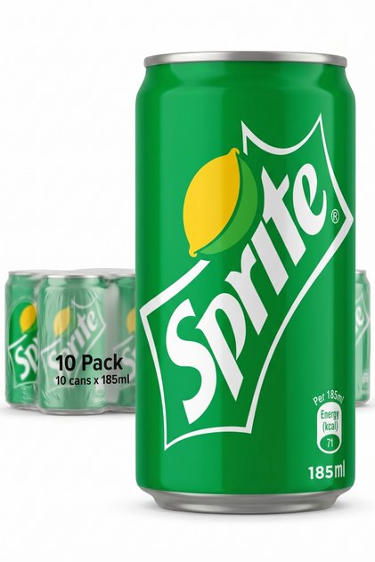 Bautura racoritoare carbogazoasa, 10x185ml, aromă de Lime si Lamaie