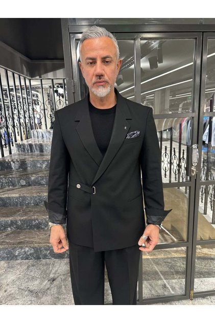 OVERSIZE KEMERLİ ÇITÇITLI TAKIM ELBİSE FV