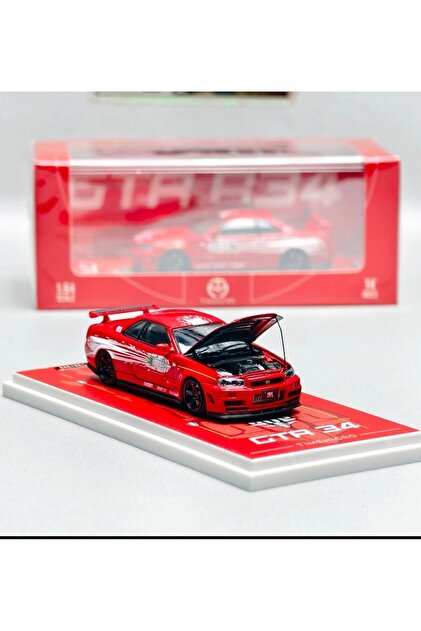 Timemicro Nissan GTR R34 Fast Furious Red 999 Limitli (Pleksi