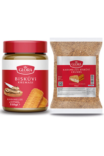 Glora Karamelize Bisküvi Kreması Smooth 350gr x 1 Adet +