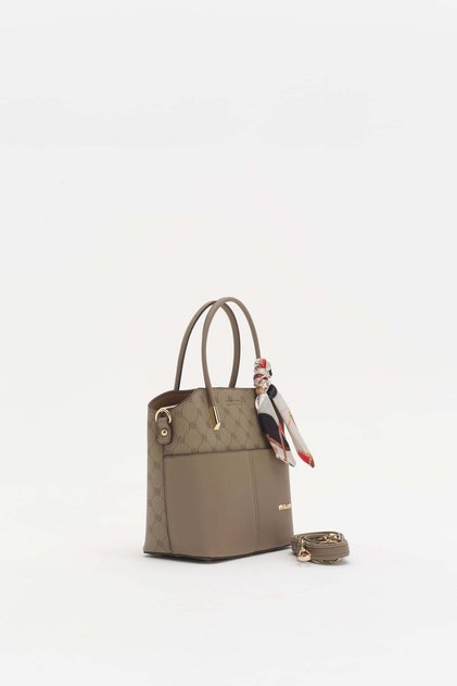 Monogram Tote Çanta Vizon