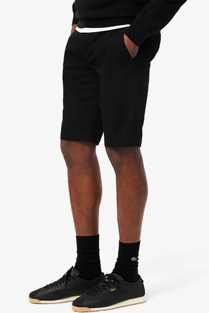 Men's Slim Fit Bermuda Shorts Men's Slim Fit Cotton Bermuda Shorts Black