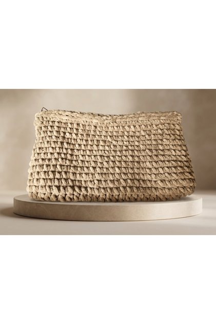 Handmade Soft Textured Velvet Handbag - Zippered Model