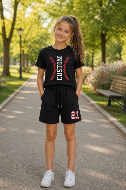 Armikids Girls' Printed Top and Bottom Set New Season
