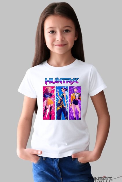 Tricou Huntrix Tripla Energie In Actiune
