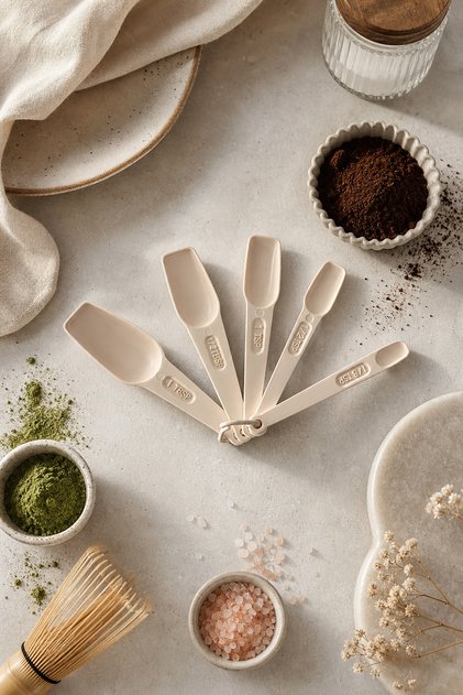 Professional Horeca Scale Spoon Set 5-Piece Measuring Spoon Set Seasoning Coffee Dessert Measuring Spoons
