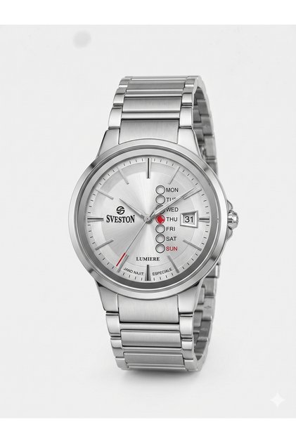 LUMIERE SV-7555 G WHITE DIAL - MEN'S QUARTZ
