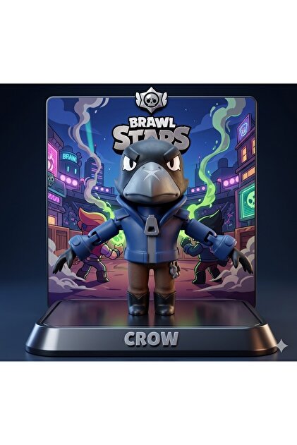 Giftbox3d BRAWL STARS SHELLY KARAKTER FİGÜRÜ 20 CM - Fiyatı, Yorumları
