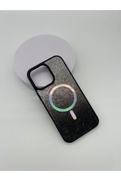 iPhone 17 Pro Max Daimond Luxury Magsafe Crystal Stone Design Ultra Protection " Glass Gift! "