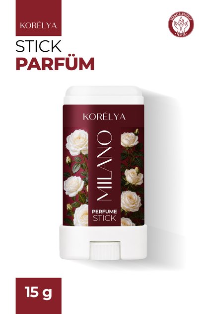 Stick Katı Parfüm Milano Beyaz Gül 15 g | Çiçeksi Katı Parfüm