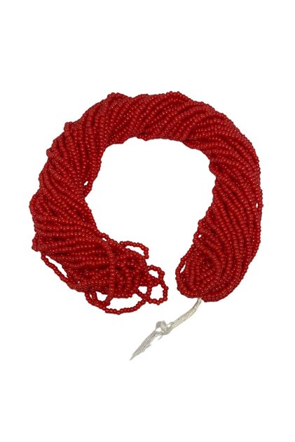 11/0 Cam Kum Boncuk Çekoslovakya Boncuğu 2 mm, 12 Dizi Kırmızı