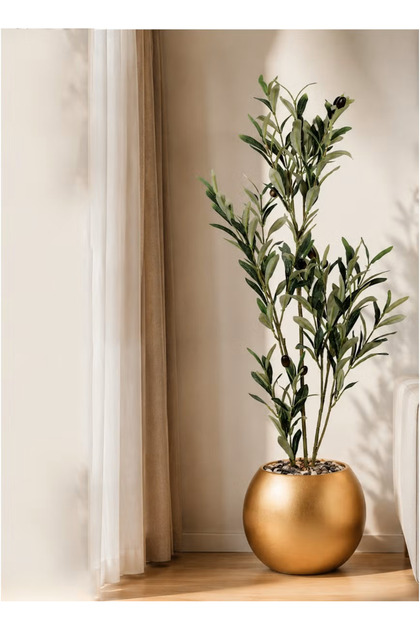 85cm Artificial Olive Tree with Natural-Looking Design - Aesthetic Touch for Indoor Spaces