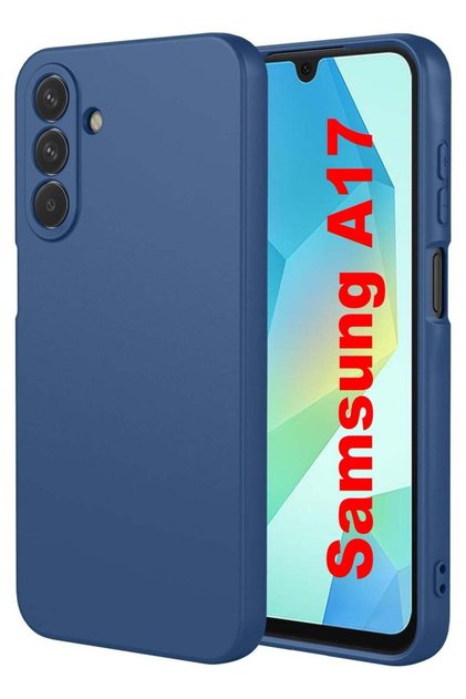 Samsung Galaxy A17 5G Case Cover Soft Silicone Slim fit TPU Case,Matte Finish,Shockproof Cover Anti