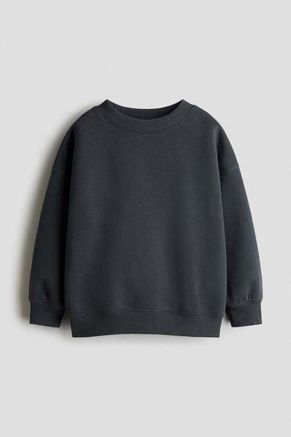 Oversized crew-neck sweatshirt