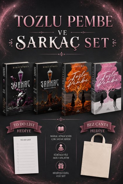 Sarkaç 2-3 and Powder Pink 1-2 Set Gift Product