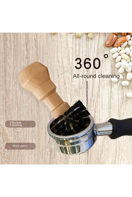 Kahveciniz Barista Ahşap Temizlik Fırçası – Espresso Makinesi