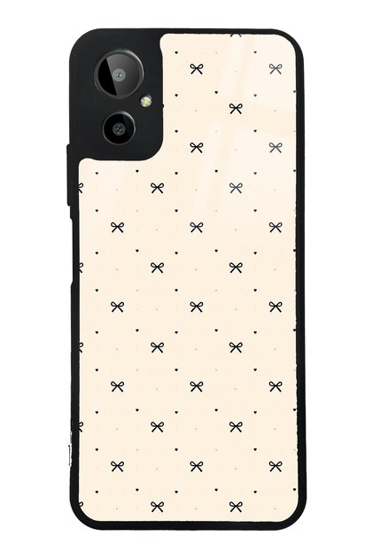 Gm 23 Se Beige Coquette Pattern Designed Glossy Phone Case