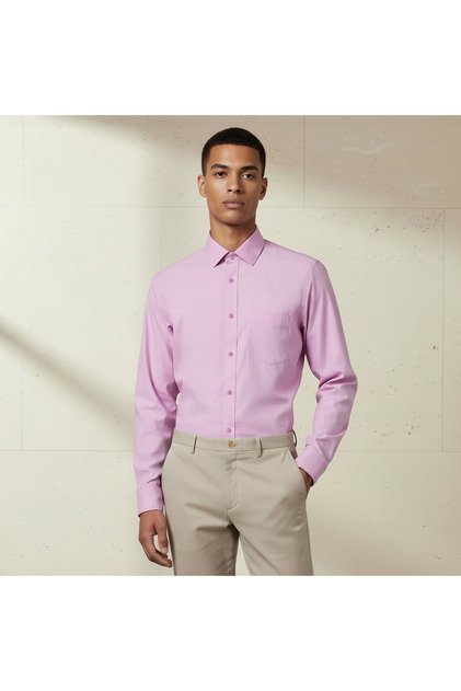 Men Regular Fit Collared Philaphil Long Sleeves Shirt