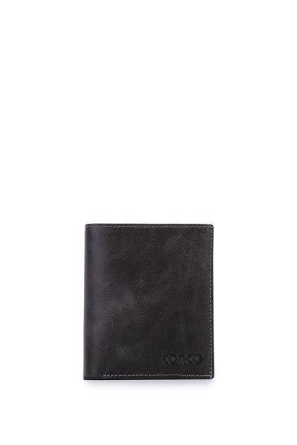 Men's Genuine Leather Gray Wallet