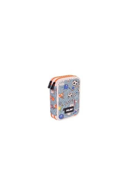 Penar dublu compartiment echipat multicolor 22.4x18.2cm
