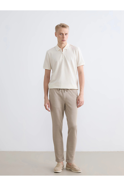 Lcw Vision Beige Standard Fit Men's Trousers